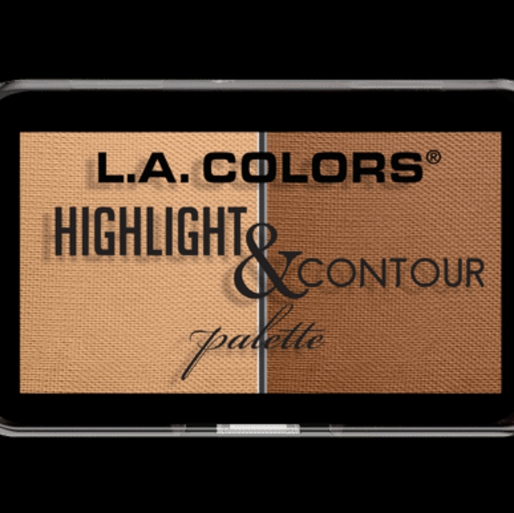 L.A. COLORS  Highlight & contour palette